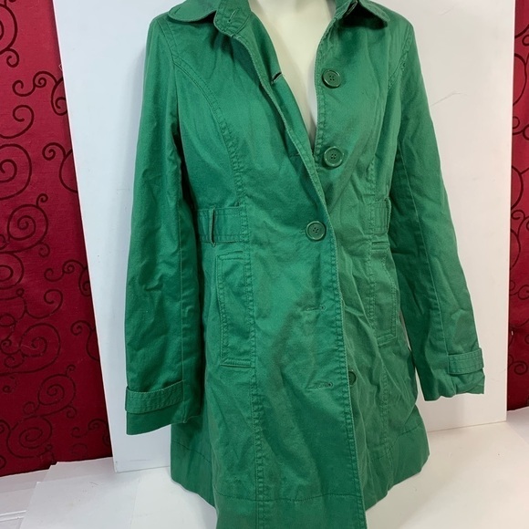 Jacob Green Trench Coat - Picture 4 of 7